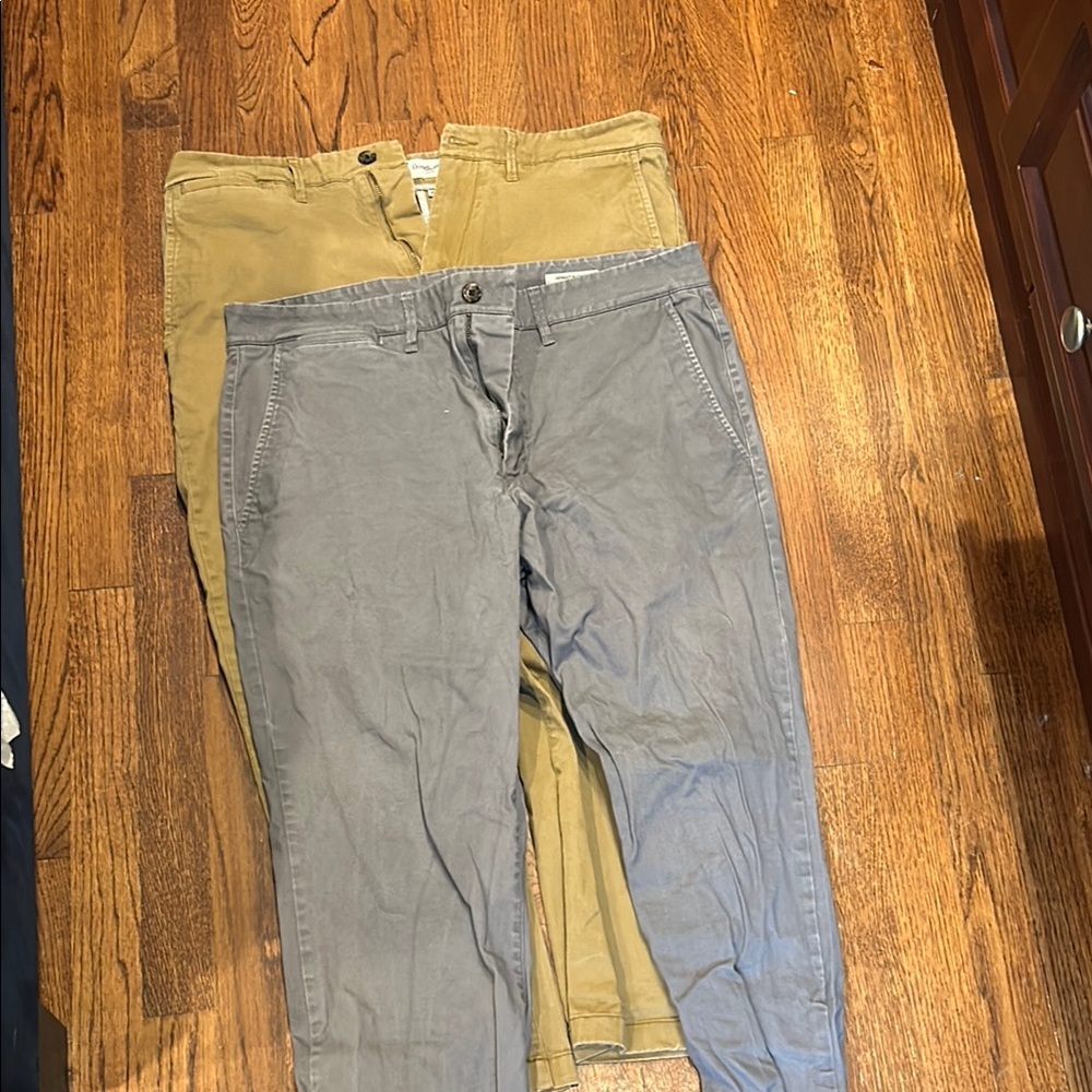 Men's Gray Casual Pants
